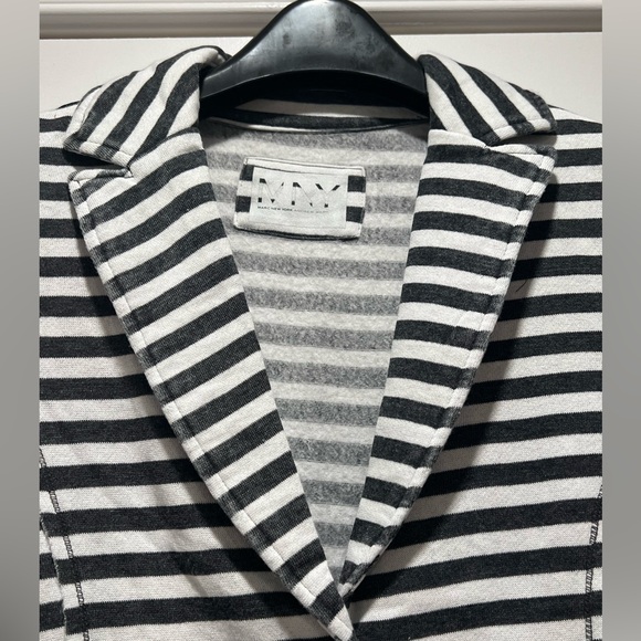 NEW Marc New York by Andrew Marc Striped Button Fleece Lined Knit Jacket Coat - Picture 7 of 16